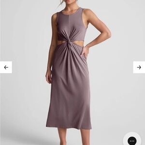 Beyond Yoga Backless Dress in Taupe